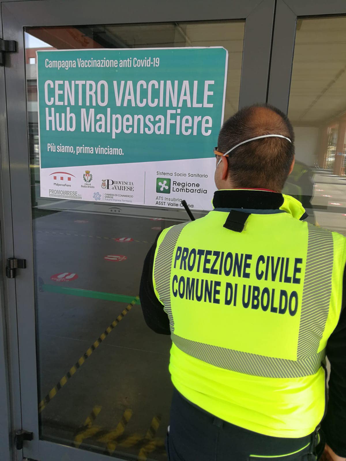 Coronavirus, uboldesi oggi a Malpensa: l’impegno dei volontari negli hub
