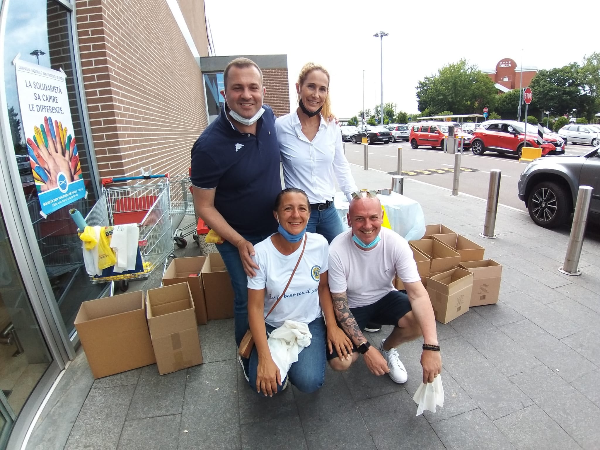 Lions Club Solidalia: ottimo risultato per la raccolta alimentare per la San Vincenzo