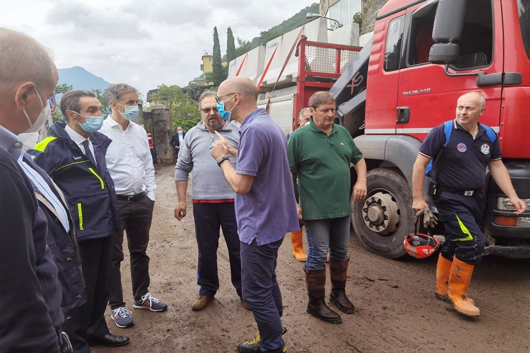Maltempo, il governatore Fontana chiede stato d’emergenza per Como e Varese