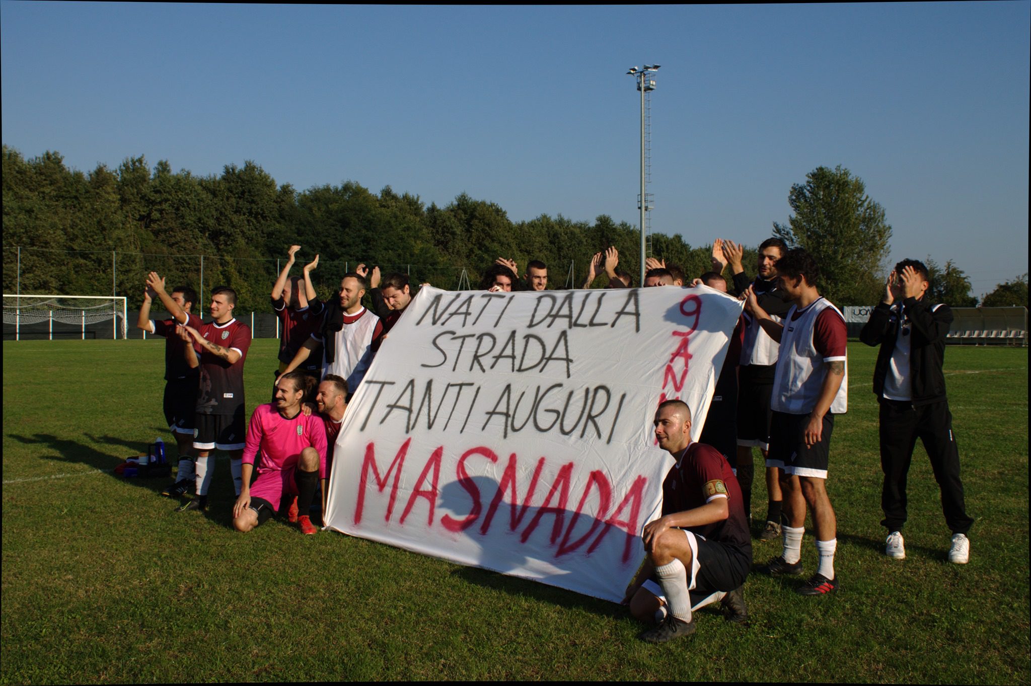 Calcio 3′ categoria girone A: Dal Pozzo vince e ringrazia gli ultras