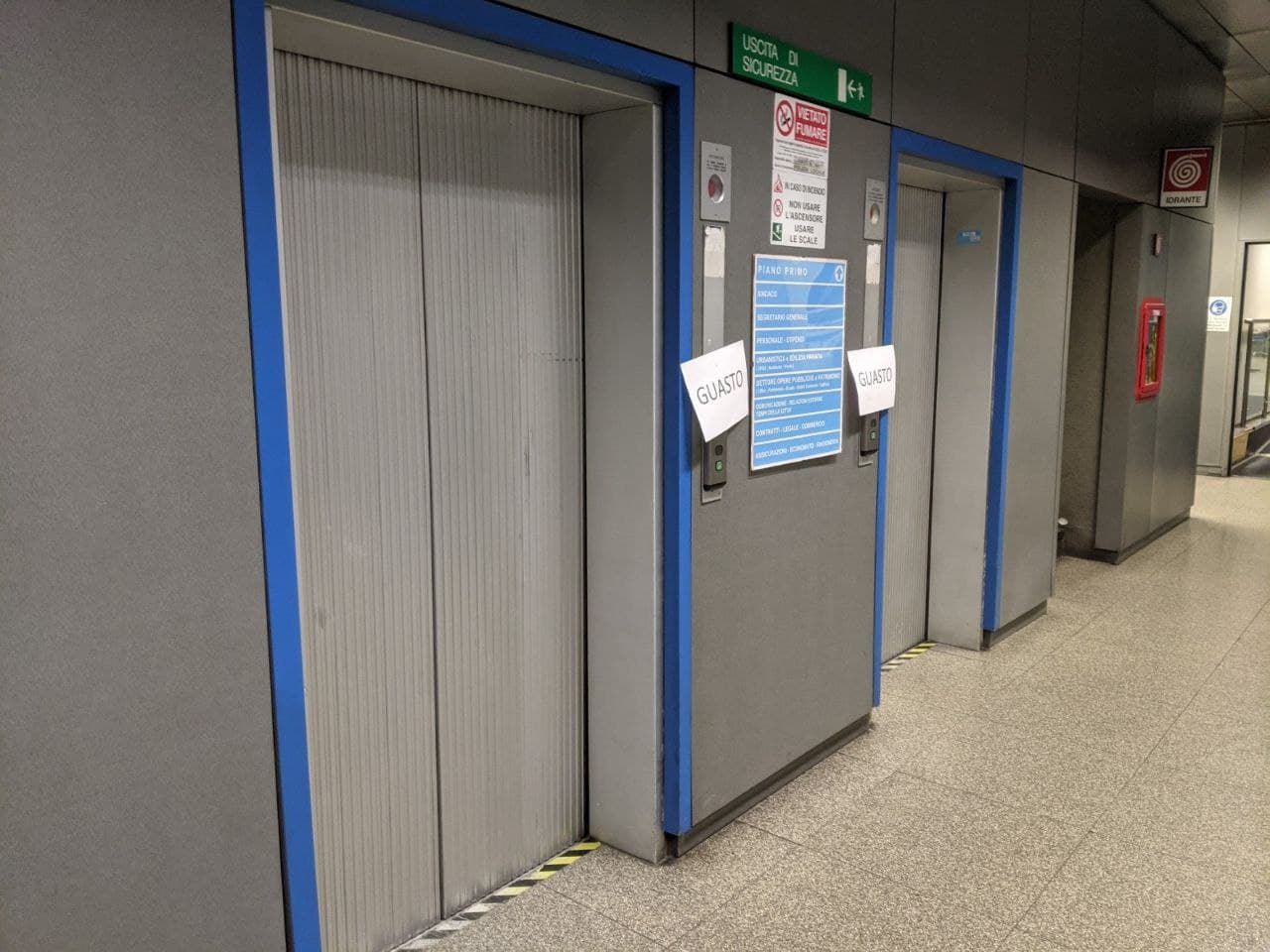 Saronno, ascensori ko in Municipio colpa del maxi allegamento di martedì