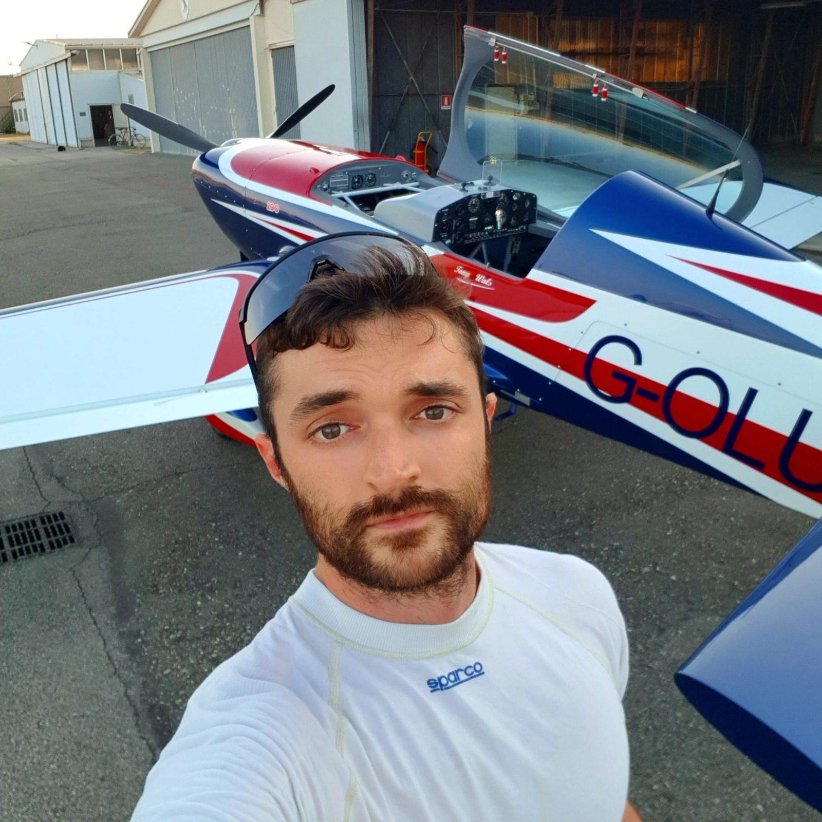 Da Solaro al campionato italiano di volo acrobatico: Marco ha incontrato il sindaco