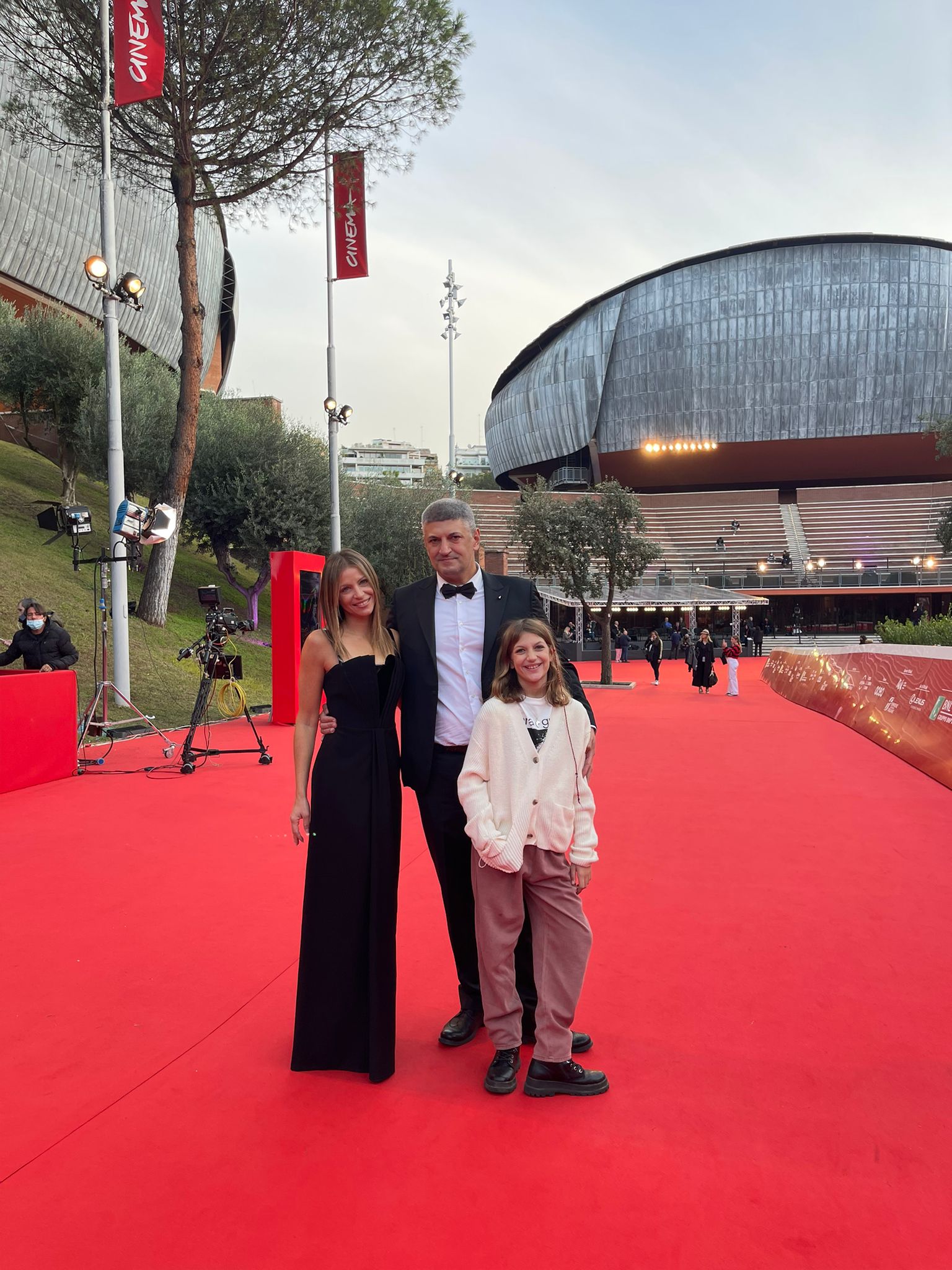Silighini sul red carpet al festival del cinema di Roma