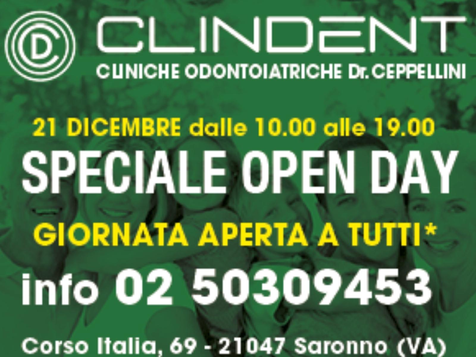Open day per la clinica dentistica Clindent di corso Italia. Info e tanti gadget
