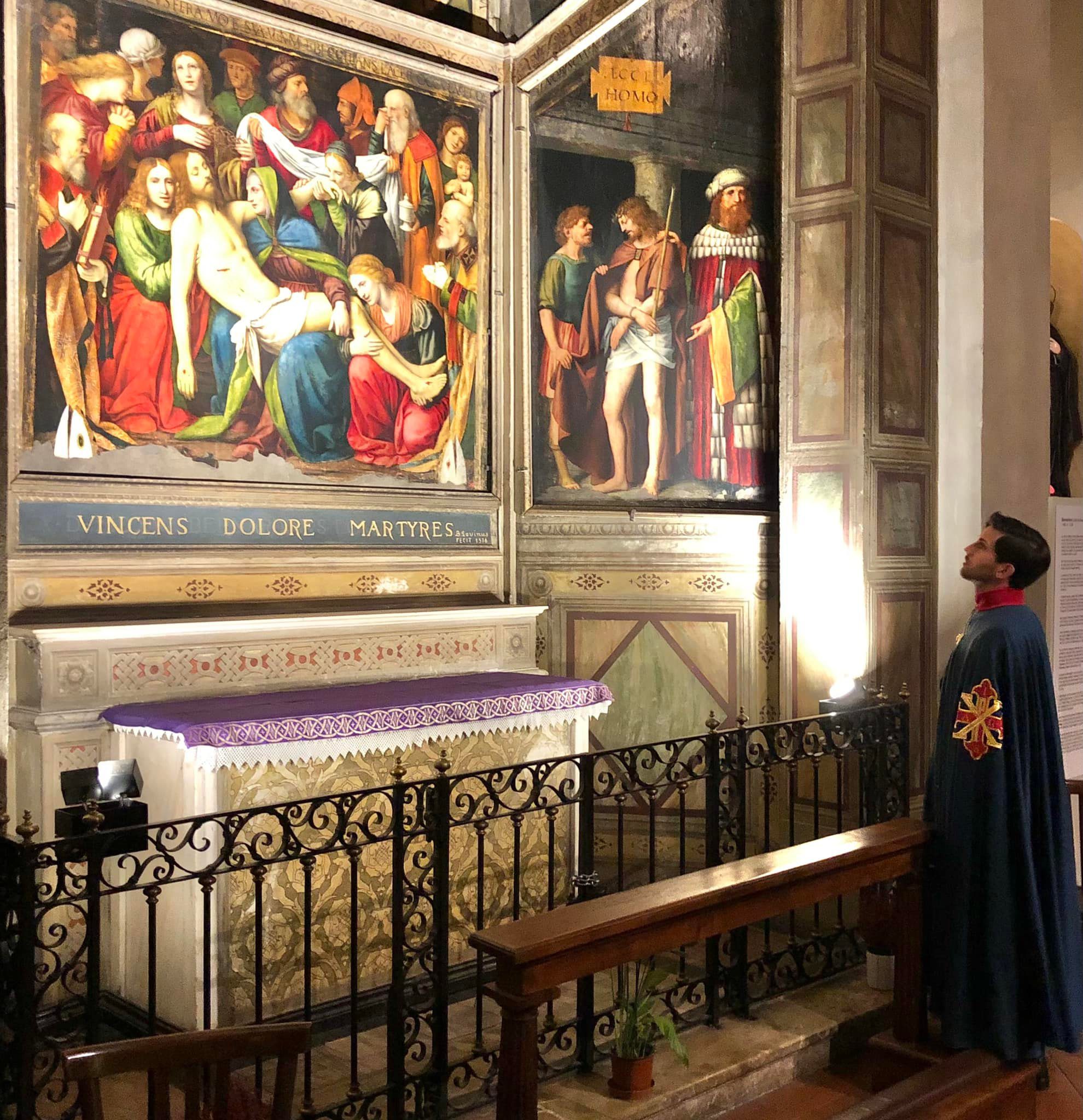 Saronno, Balestrini (Giovani Monarchici) alla cerimonia dell’Ordine Costantiniano