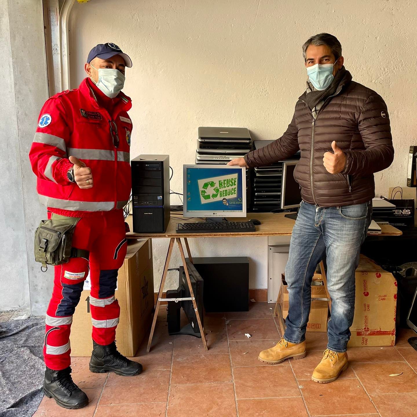 Saronno, il Digital sherpa in aiuto della onlus di Dino Gallo: missione compiuta