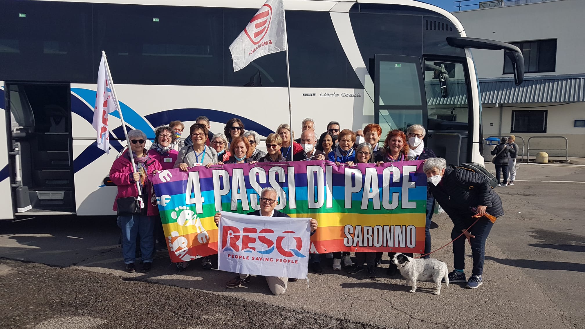 Una quarantina di saronnesi alla marcia Perugia-Assisi per la pace
