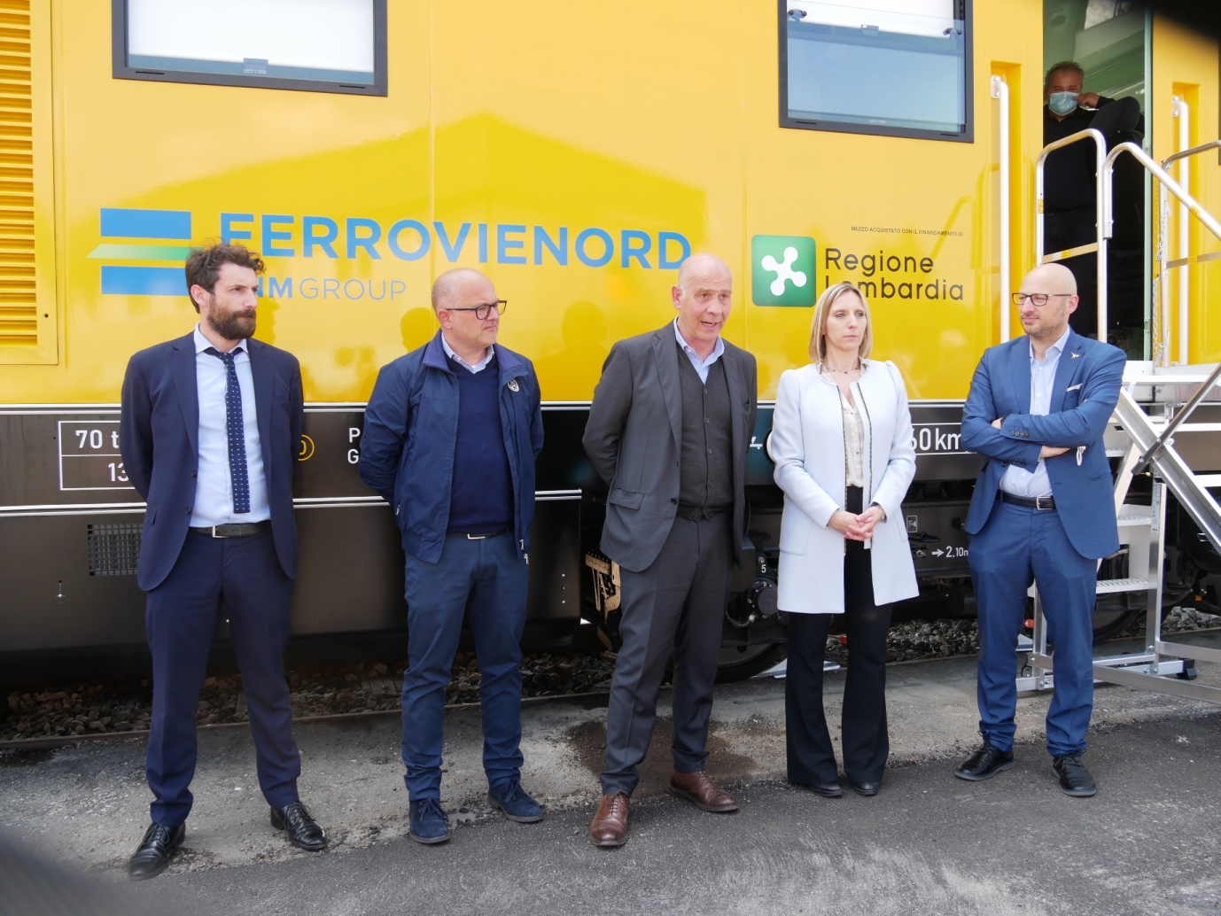 Ferrovienord presenta a Saronno il nuovo carrello diagnostico per la sicurezza del “ramo Milano”