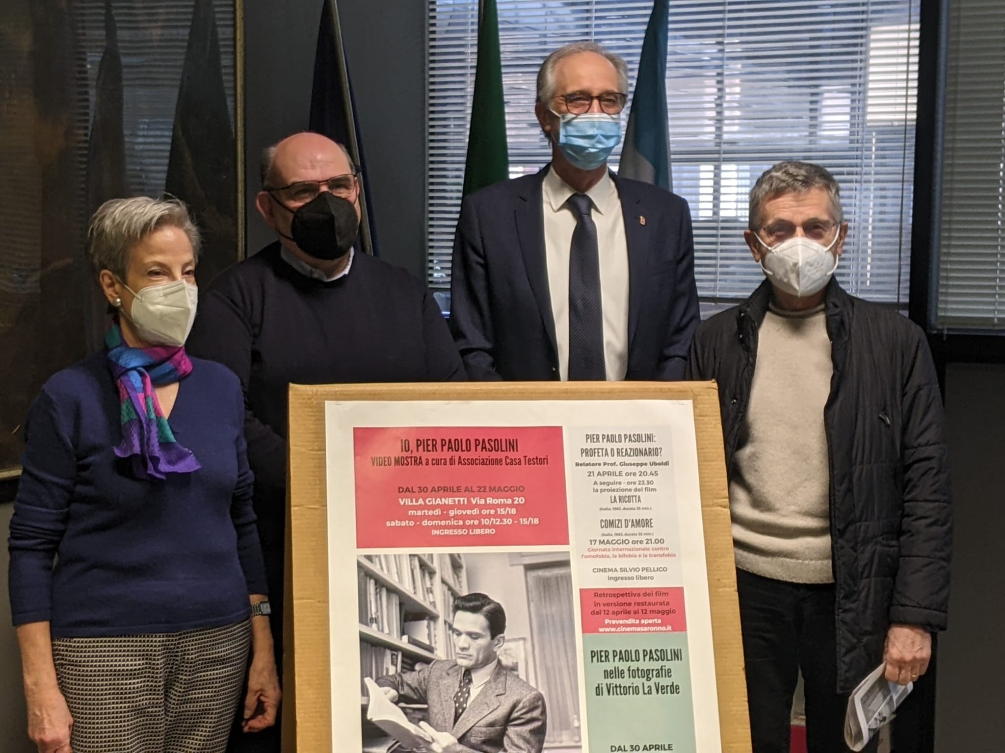 Saronno, un mese di eventi dedicati a Pierpaolo Pasolini