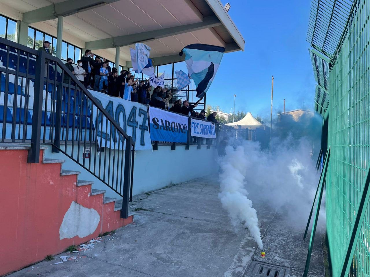 Fbc Saronno-Solbiatese diventa una festa del calcio. Cancelli aperti allo stadio già al mattino
