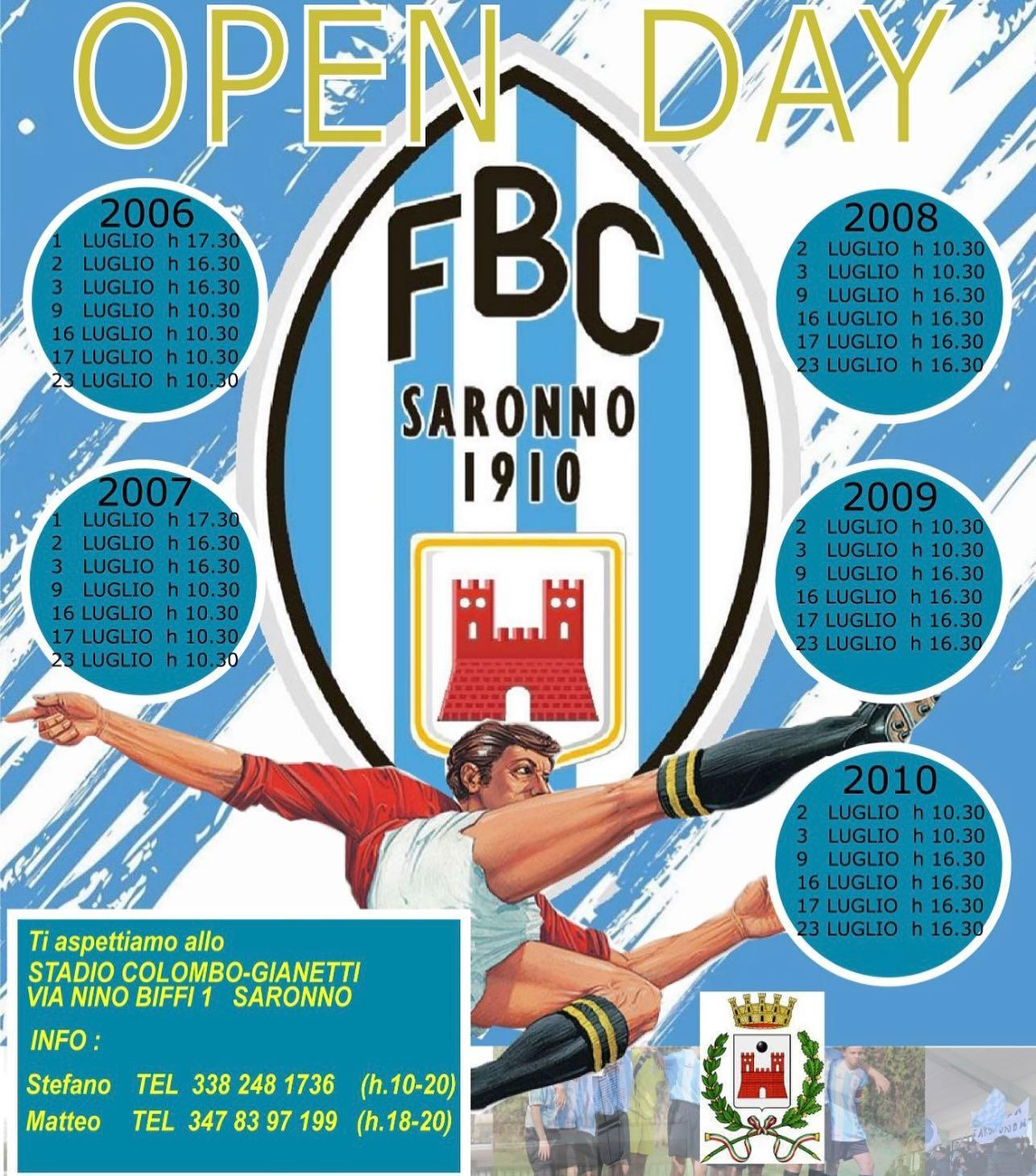 open day fbc saronno 2022