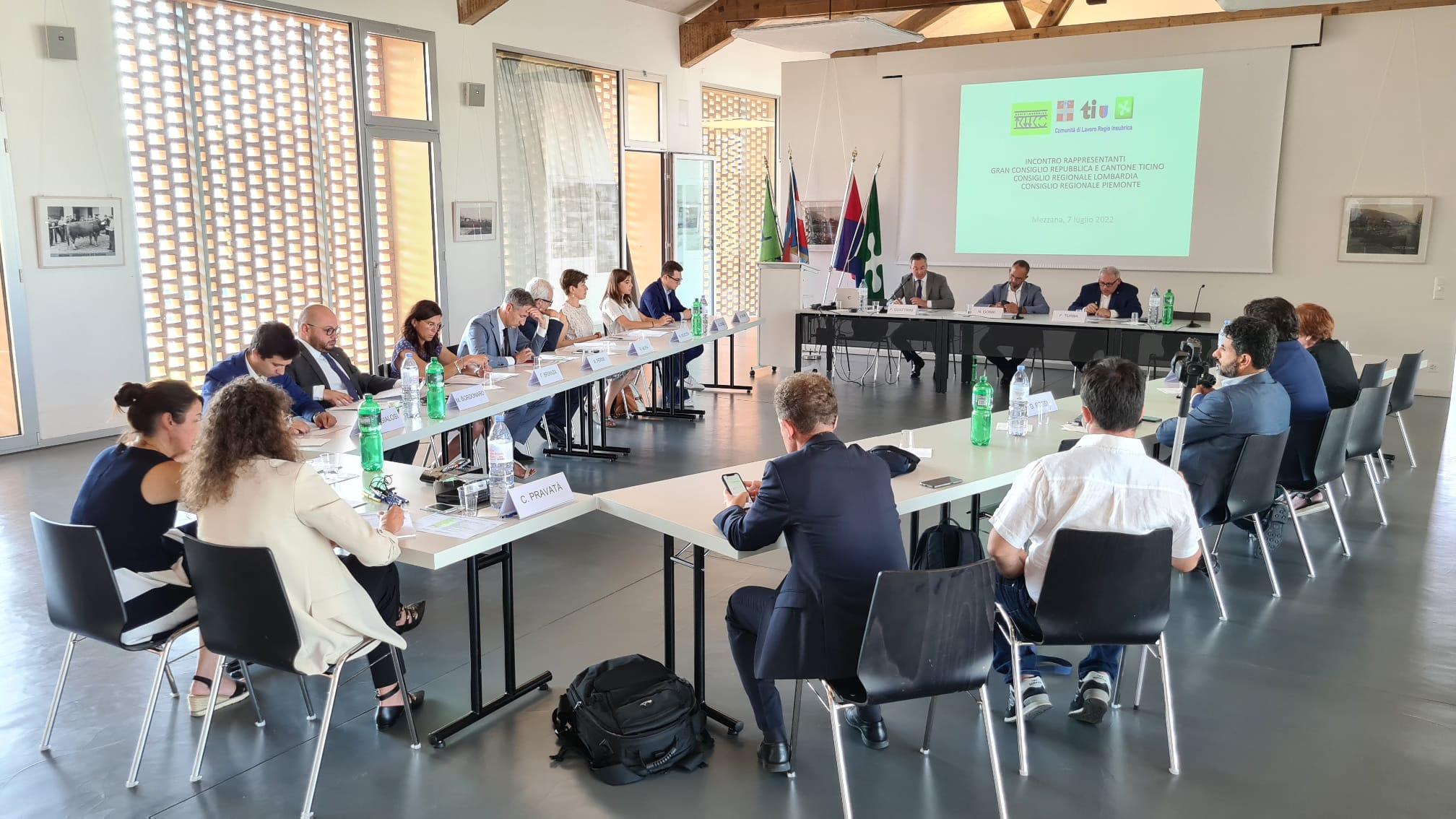Collaborazione Lombardia, Piemonte e Canton Ticino: siccità, aree di frontiera e protezione civile
