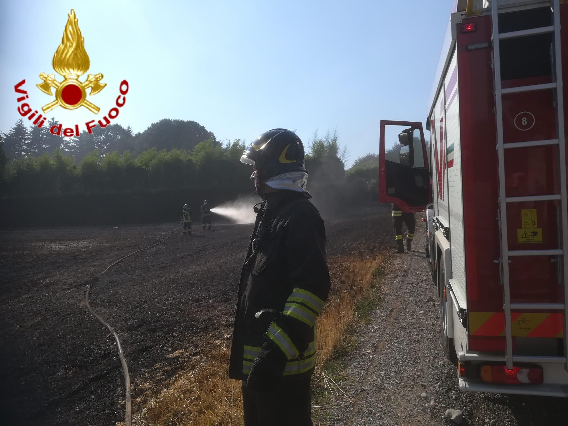 Campagne in fiamme: dopo Gerenzano e Origgio, incendio nel Comasco
