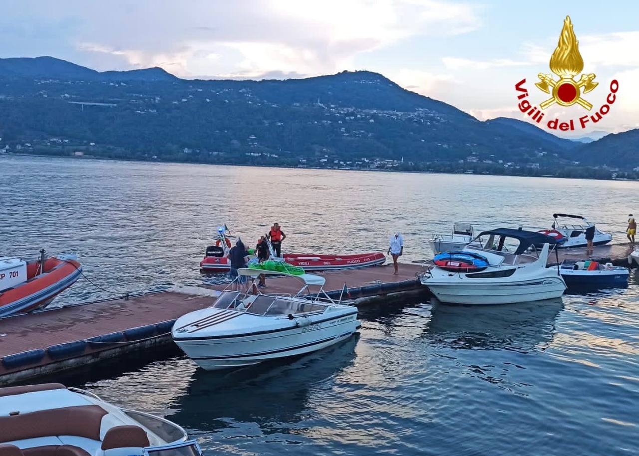 Scontro fra motoscafi sul lago Maggiore: feriti