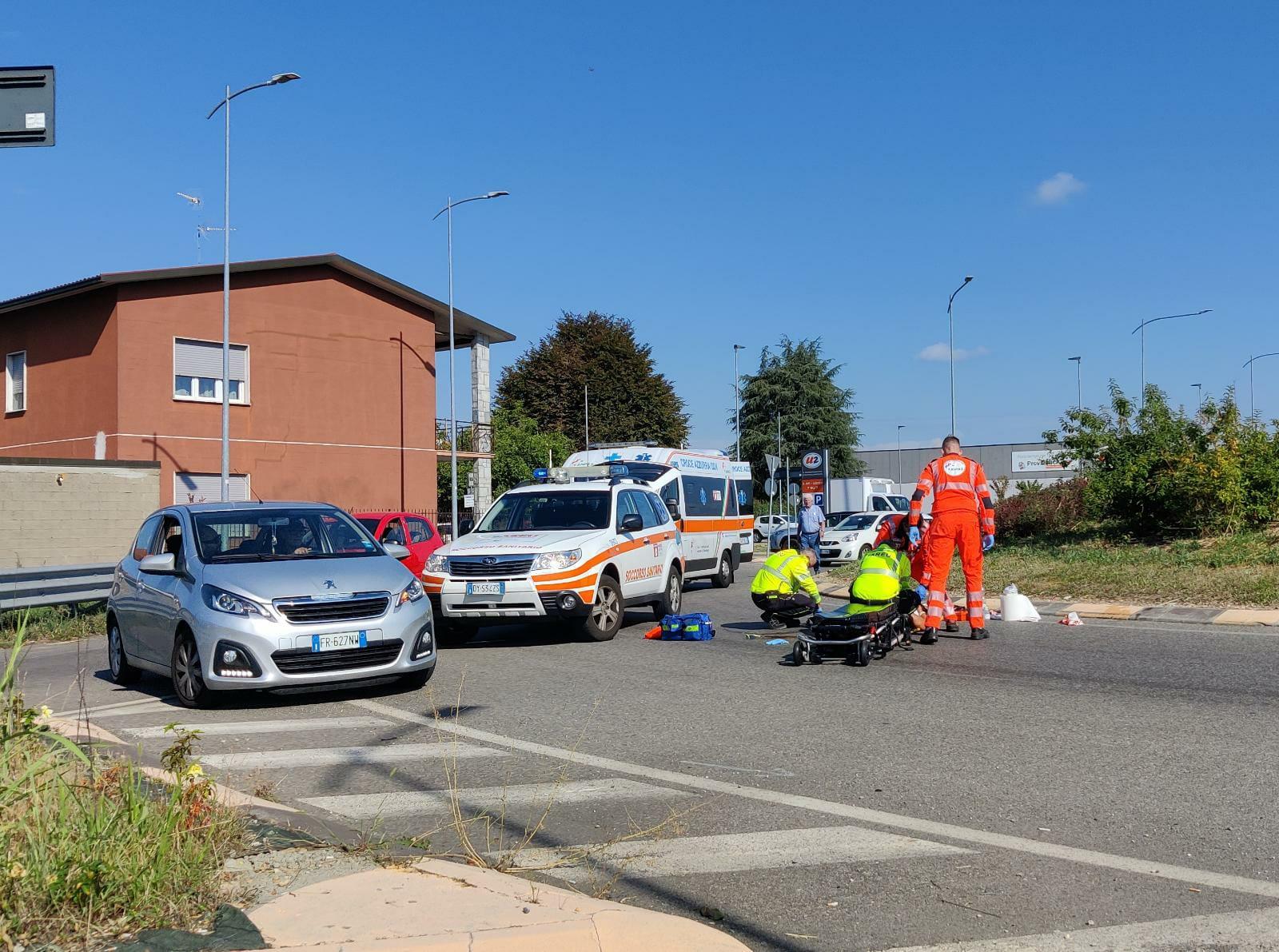 Incidente fra Rovello e Saronno: cade dalla bici e finisce all’ospedale
