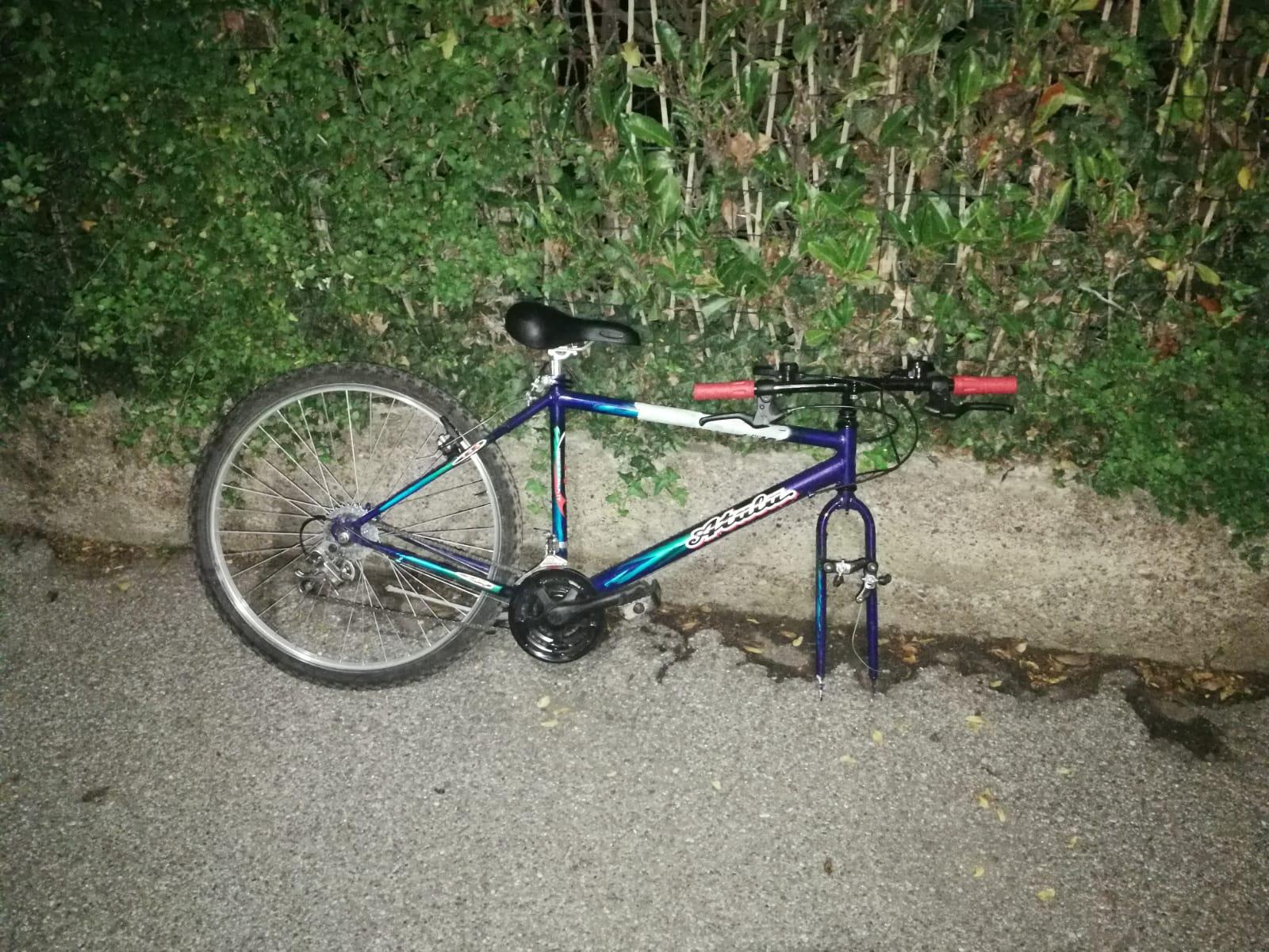 Furti: bici cannibalizzata a Cassina Ferrara