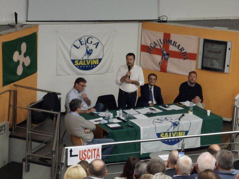 Lega all’Aldo Moro con Salvini: “Saronno torna al centro della politica nazionale”