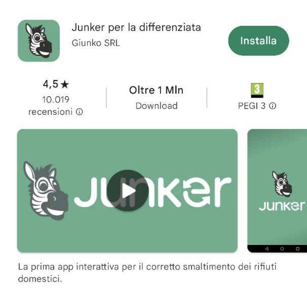 Un’assistente personale per la raccolta differenziata sullo smartphone: a Caronno arriva Junker App