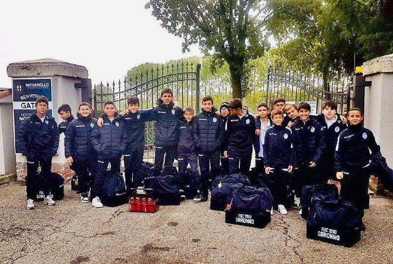 Calcio giovanile, i ragazzi del Fbc Saronno a Novarello