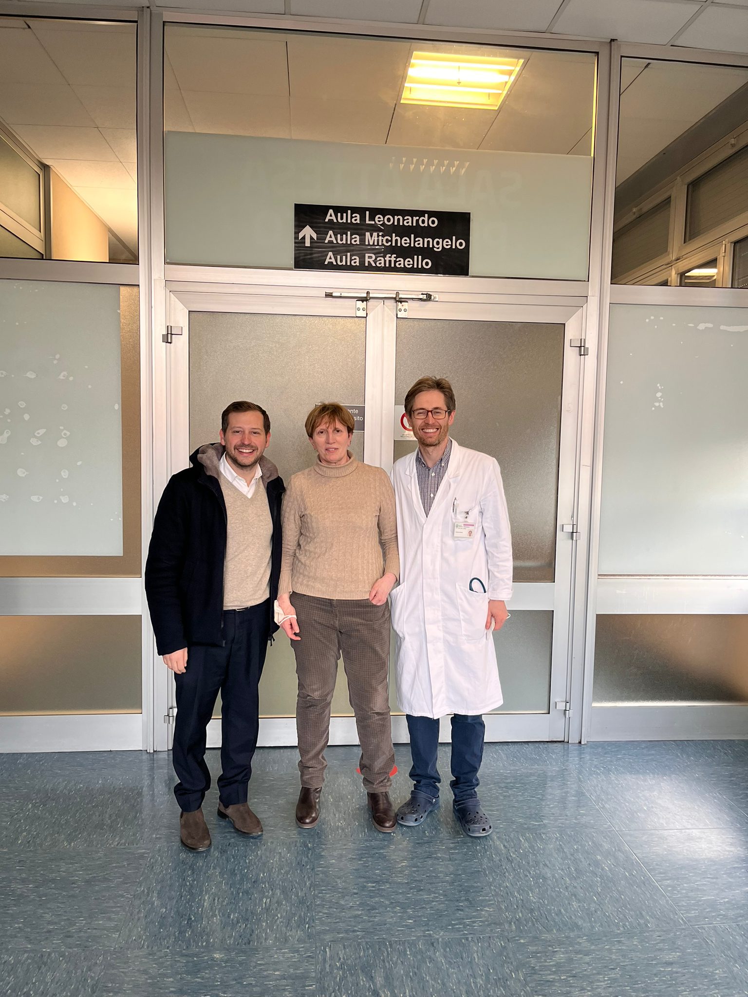 Emanuele Monti (Lega) a lezione con i medici dell’ospedale di Varese