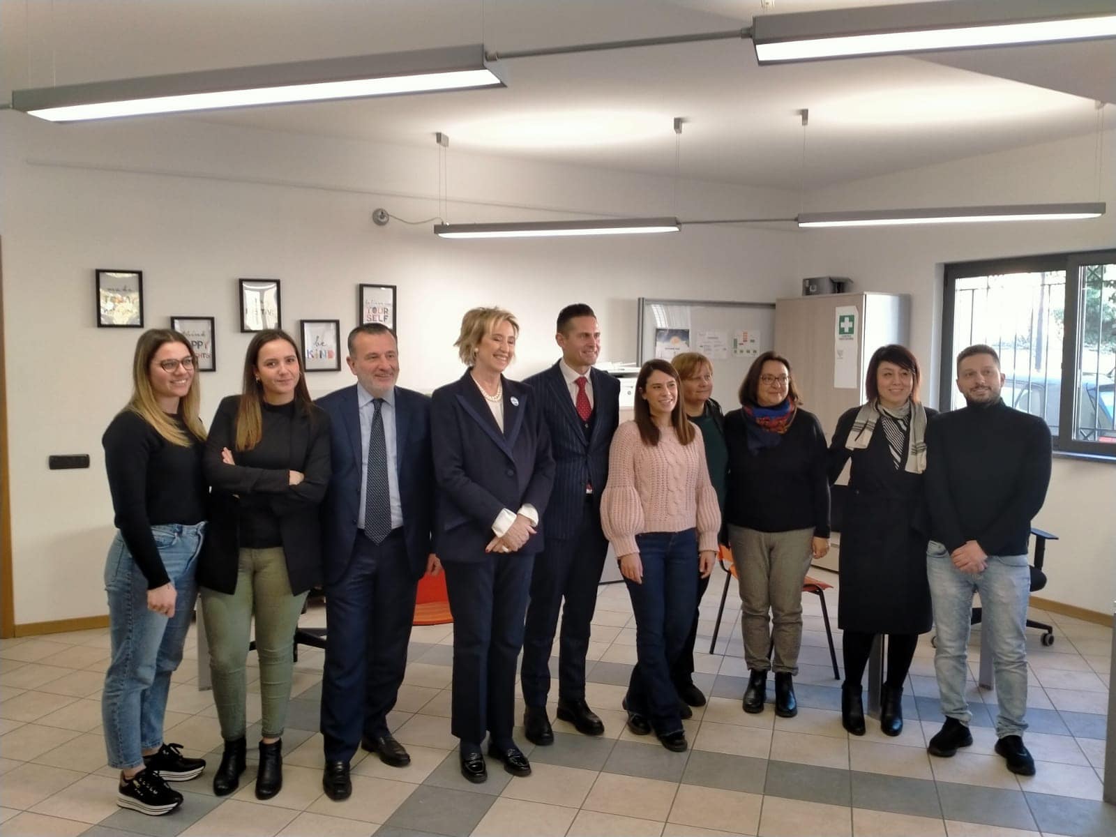 Letizia Moratti con sindaco Premazzi a Venegono Inferiore