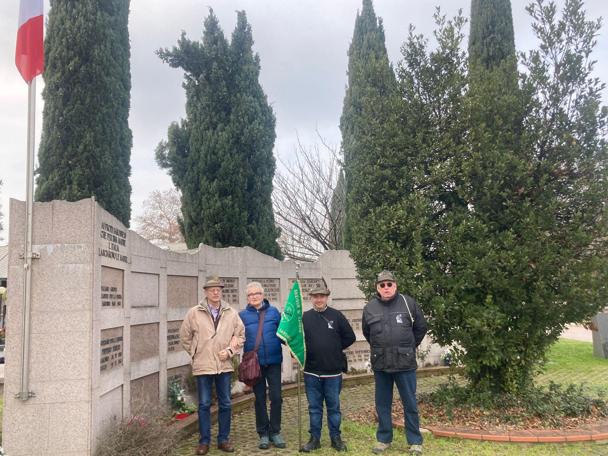 Saronno, il gruppo Alpini ricorda i caduti in Russia in occasione della giornata nazionale della memoria e del sacrificio degli Alpini