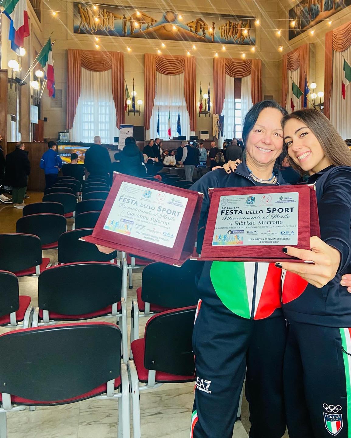 Softball, Marrone e Palermi del Saronno premiate in Abruzzo