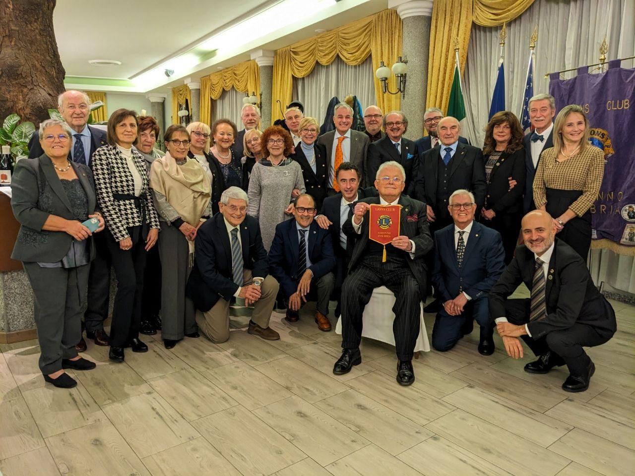 Il Lions Club Saronno Insubria riparte con una serata con il governatore distrettuale