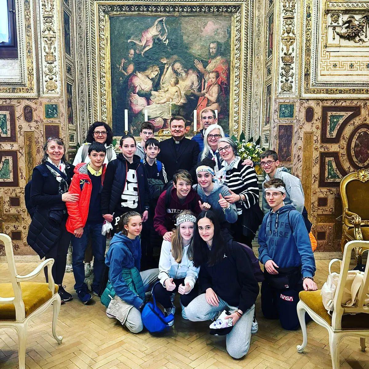 Gerenzano: i giovani dell’oratorio pellegrini in Vaticano