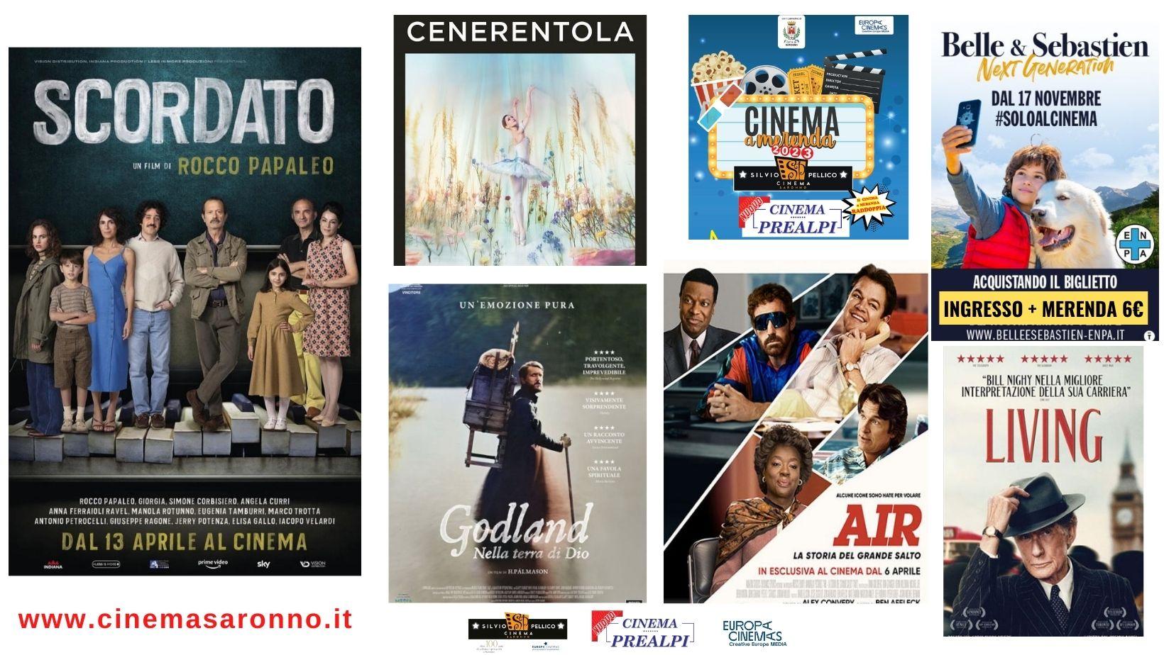 I film di questa settimana al Cinema Silvio Pellico e al Nuovo Cinema Prealpi