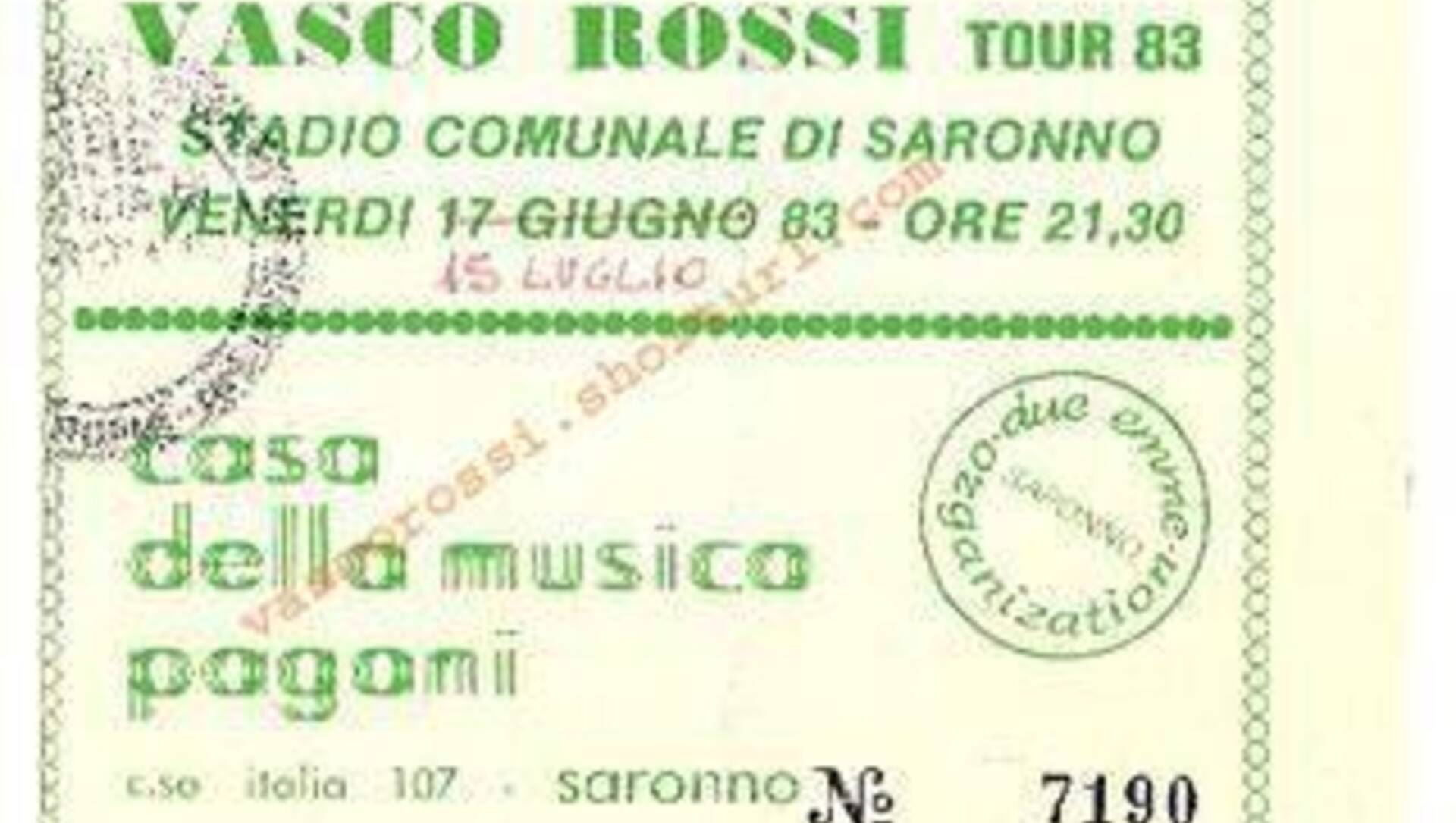 “2000 battute” Vasco a Saronno: quel concerto scolpito nella storia