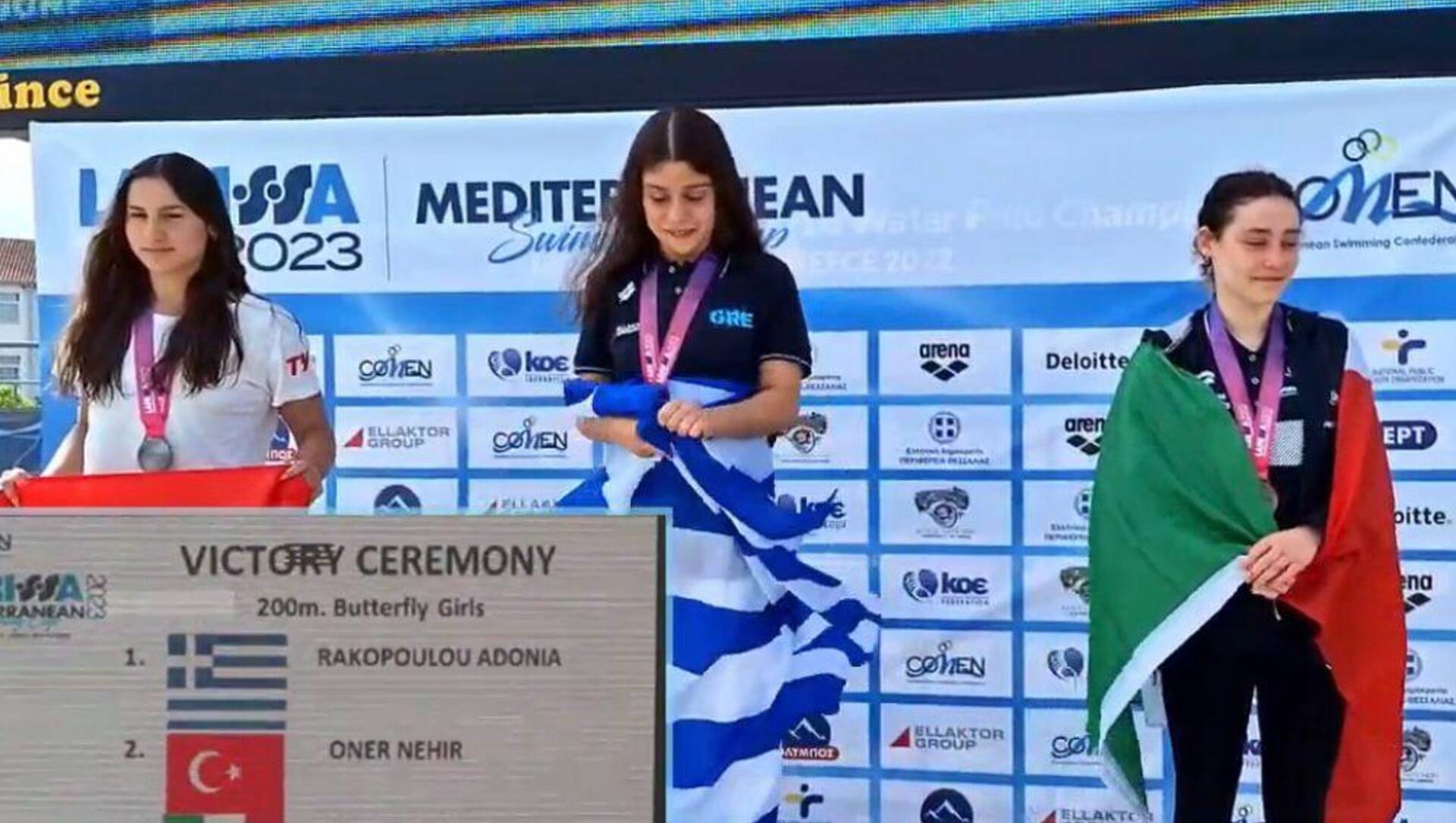 Saronno, tre medaglie internazionali alla Mediterranean Cup per la saronnese Eleni Moia