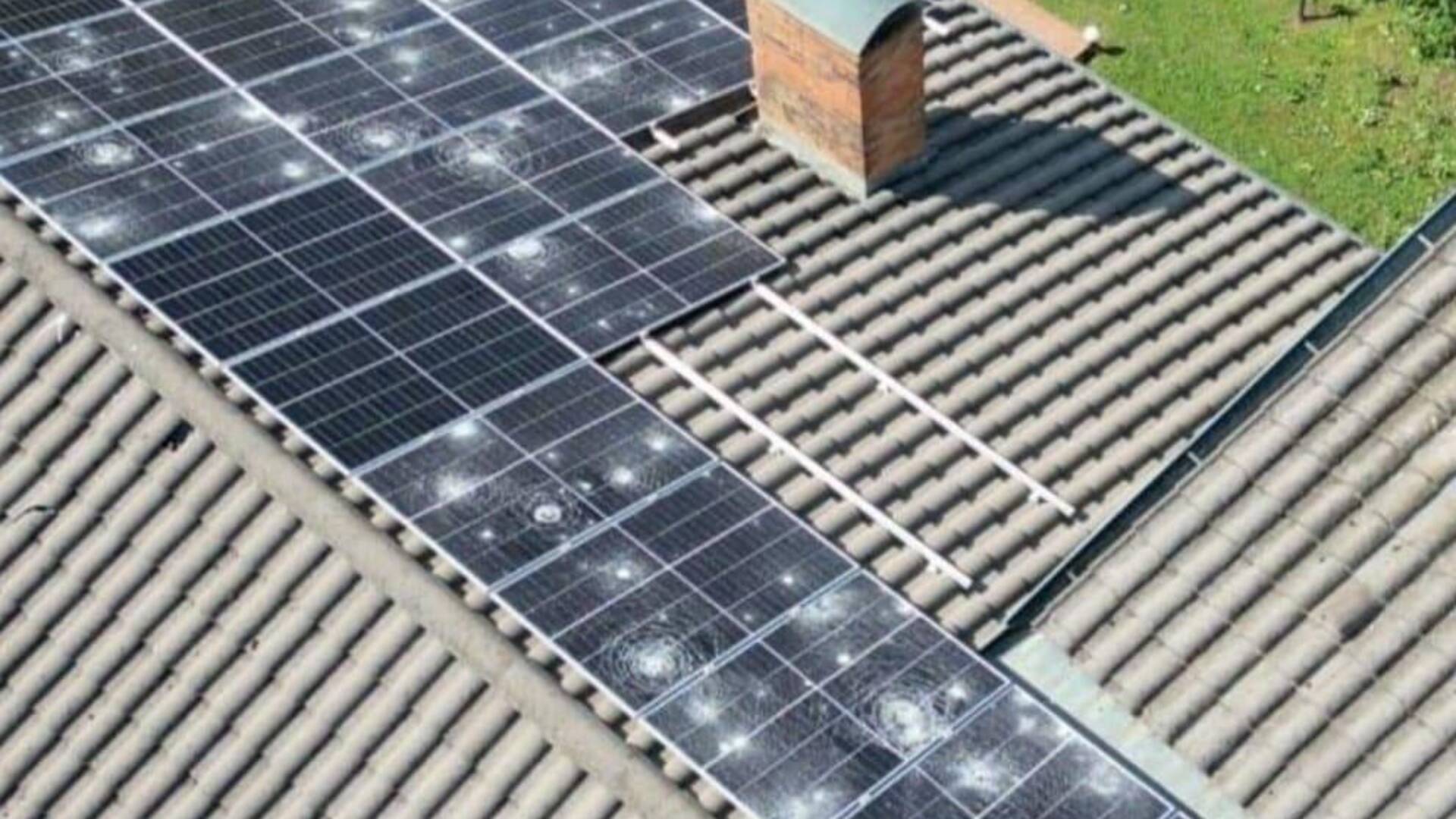 Fotovoltaico danneggiato dalla grandine? “Va spento subito”