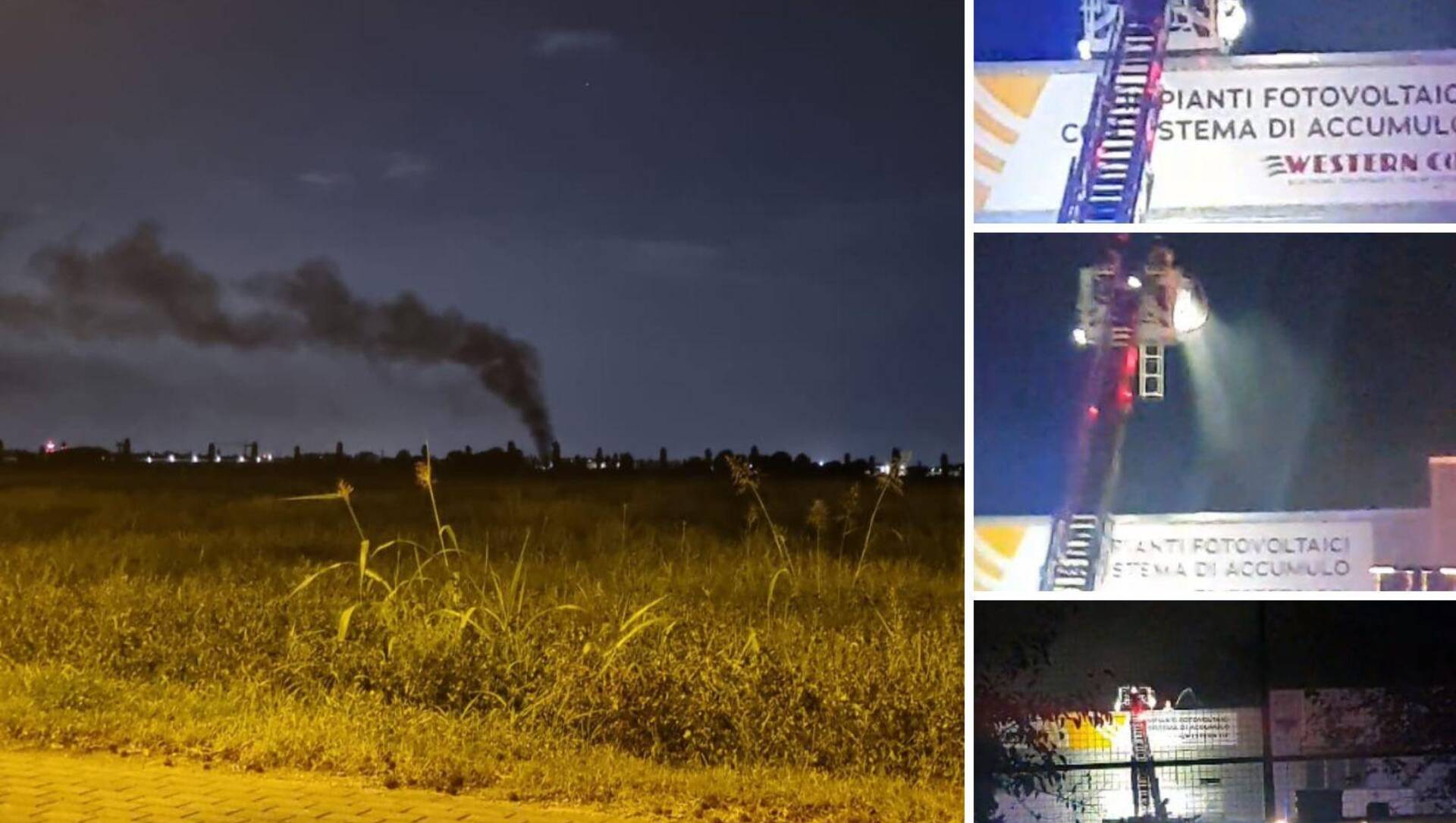 Cesate, maxi incendio in azienda nella notte: due feriti e più di dieci mezzi dei vigili del fuoco (foto e video)