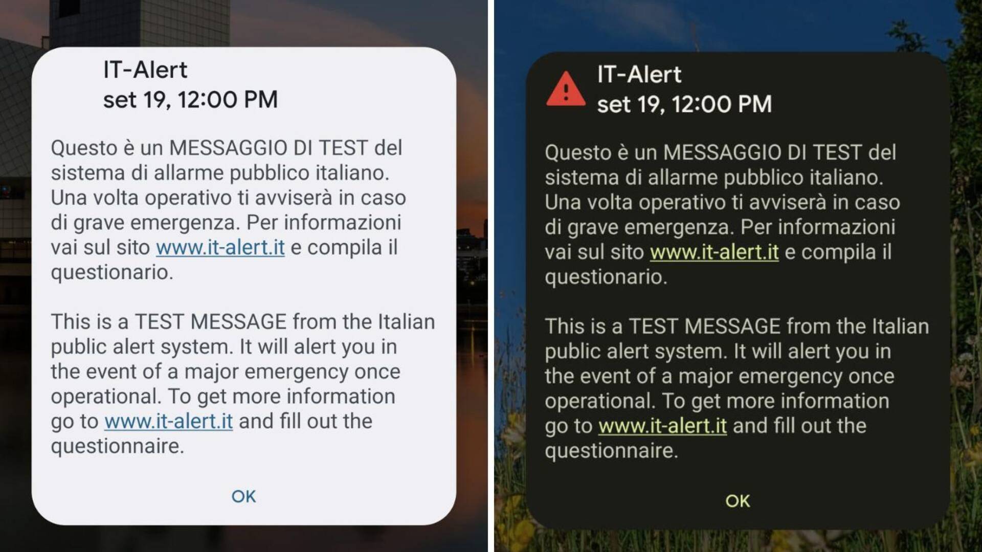 Ore 12, It-Alert anche a Saronno. Quasi tutti i cellulari hanno suonato anche in città. E chi non ha ricevuto squillo e messaggio?