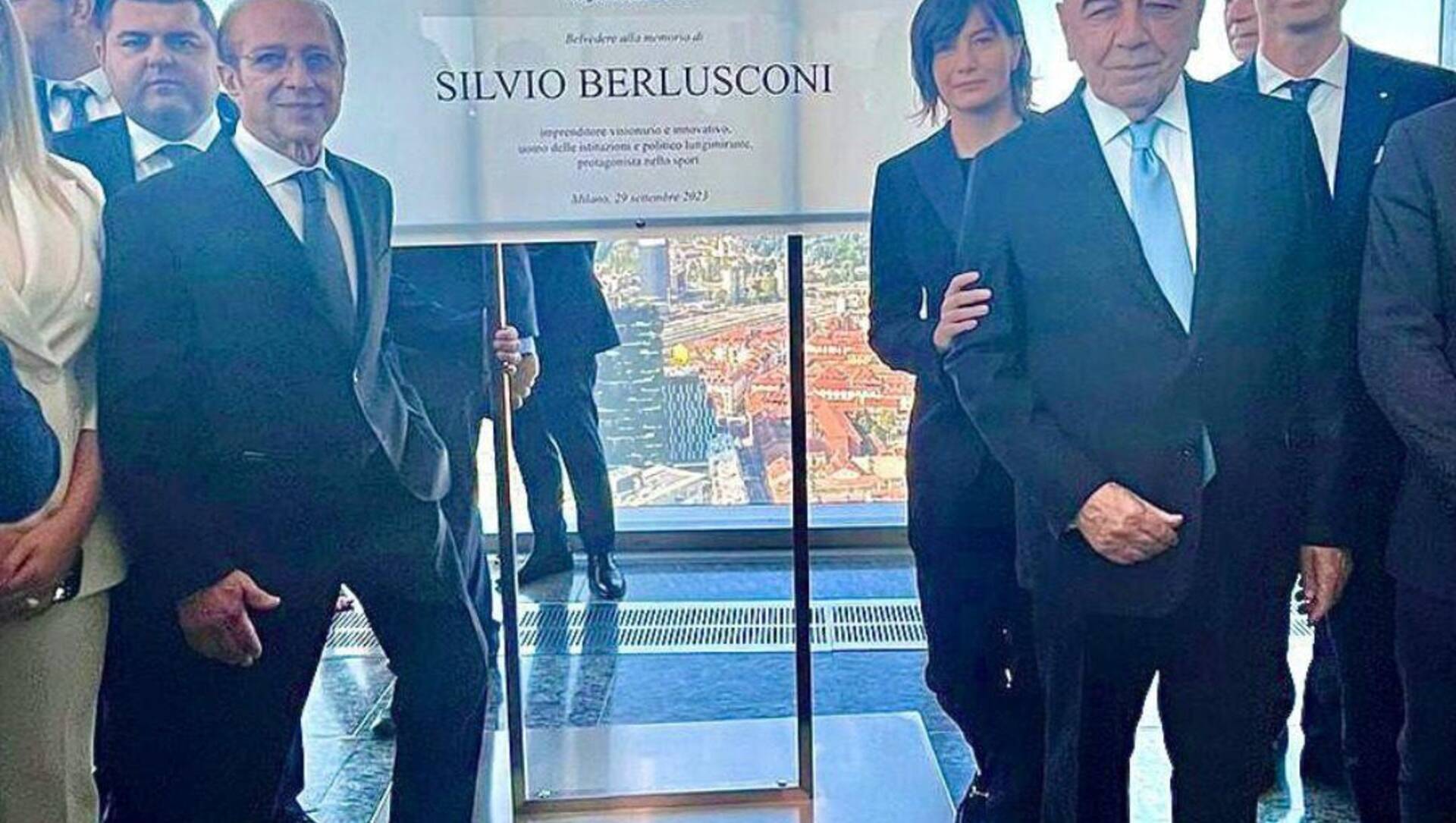 Ieri al Pirellone con Comi e Galliani il ricordo di Silvio Berlusconi