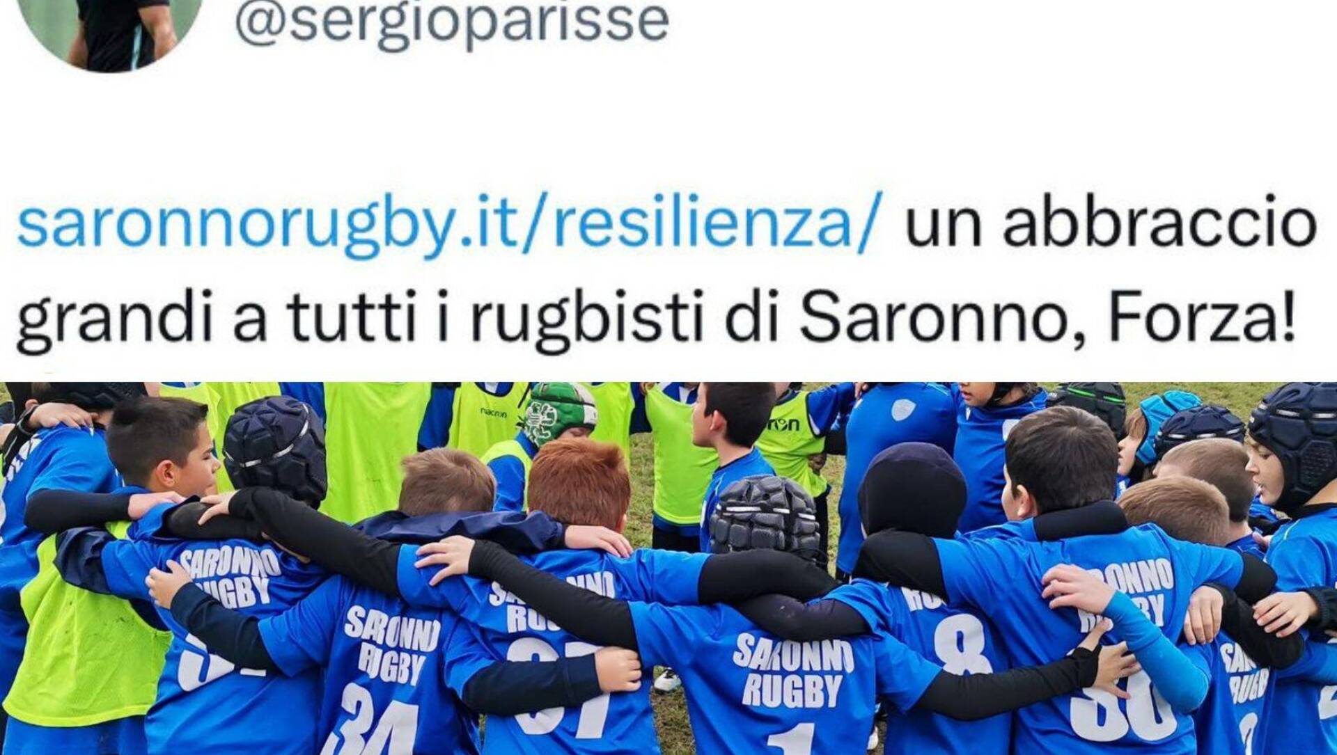 “Senza campo non ci sto”: la federazione e i big del rugby sostengono il Saronno Rugby