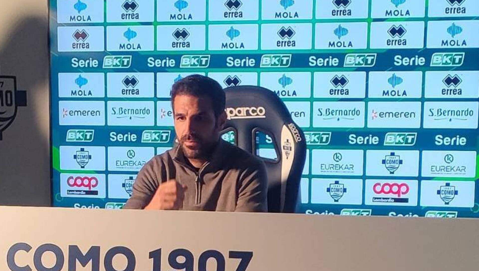 Calcio serie B, l’intervista a Cesc Fabregas dopo Como-FeralpiSalò: “Voglio dimostrare quello che so fare”