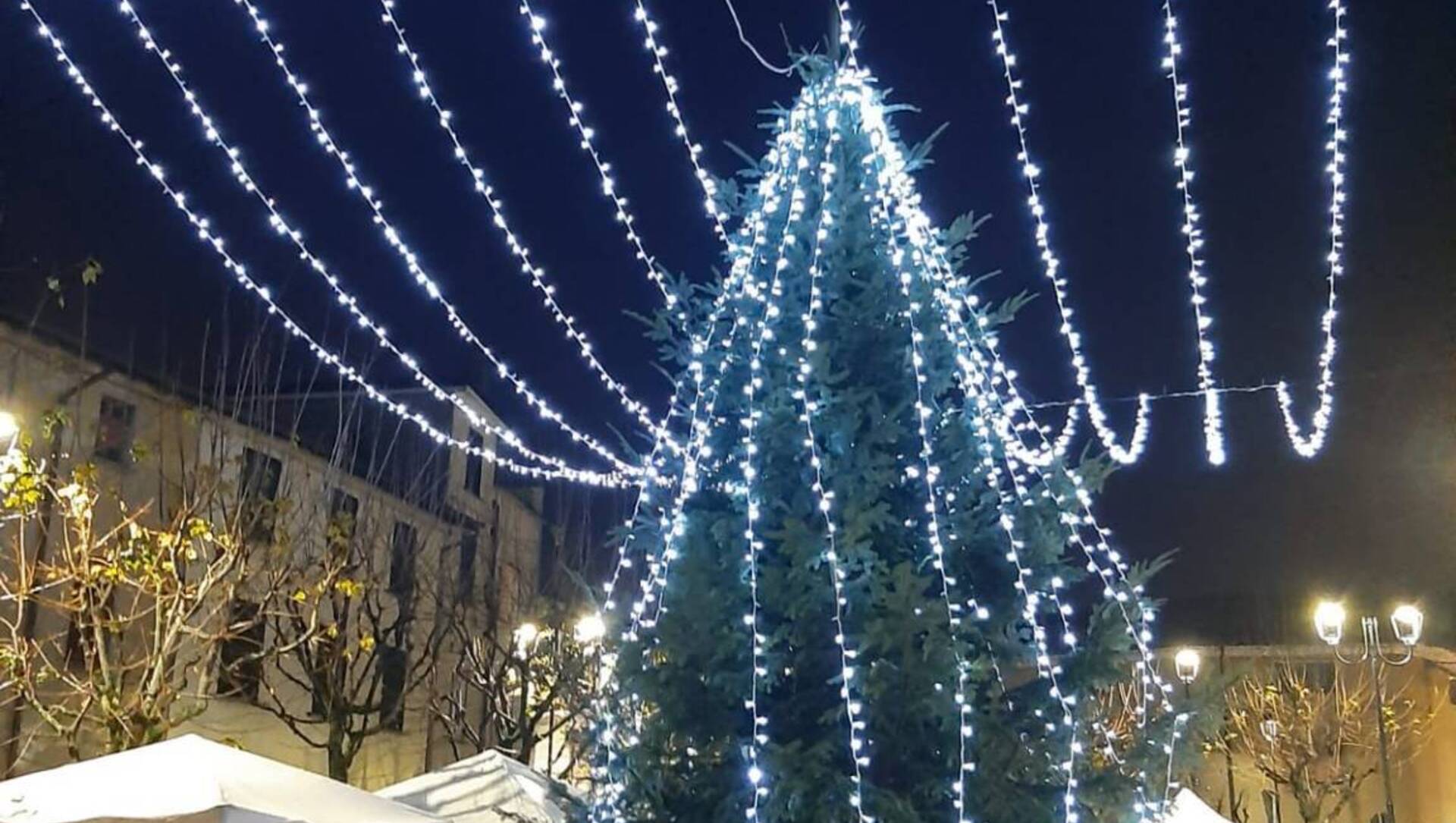 Rovello Porro, in piazza è arrivato l’albero di Natale