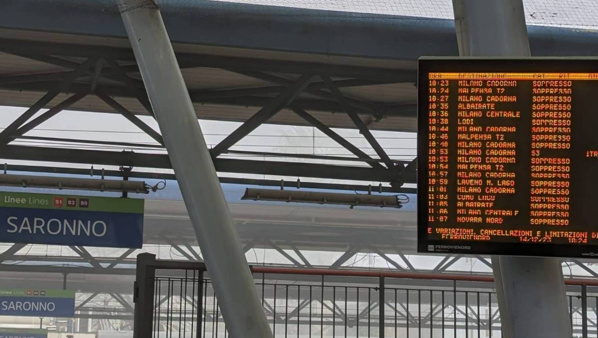 Oggi sciopero ferroviario: qui orari e treni garantiti