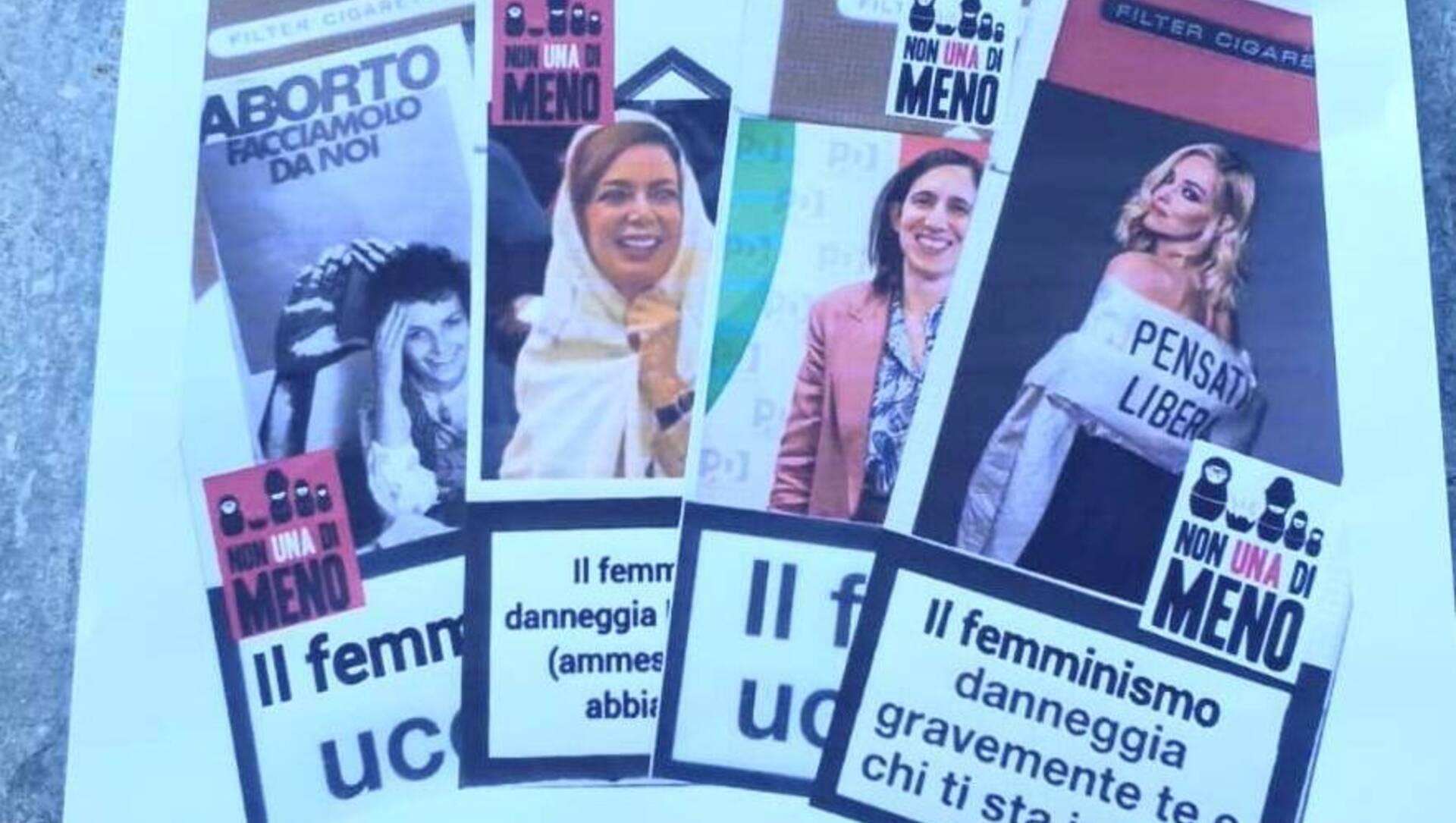 Manifesti anti-femministi: raid a Rovello Porro, Lomazzo e Bregnano
