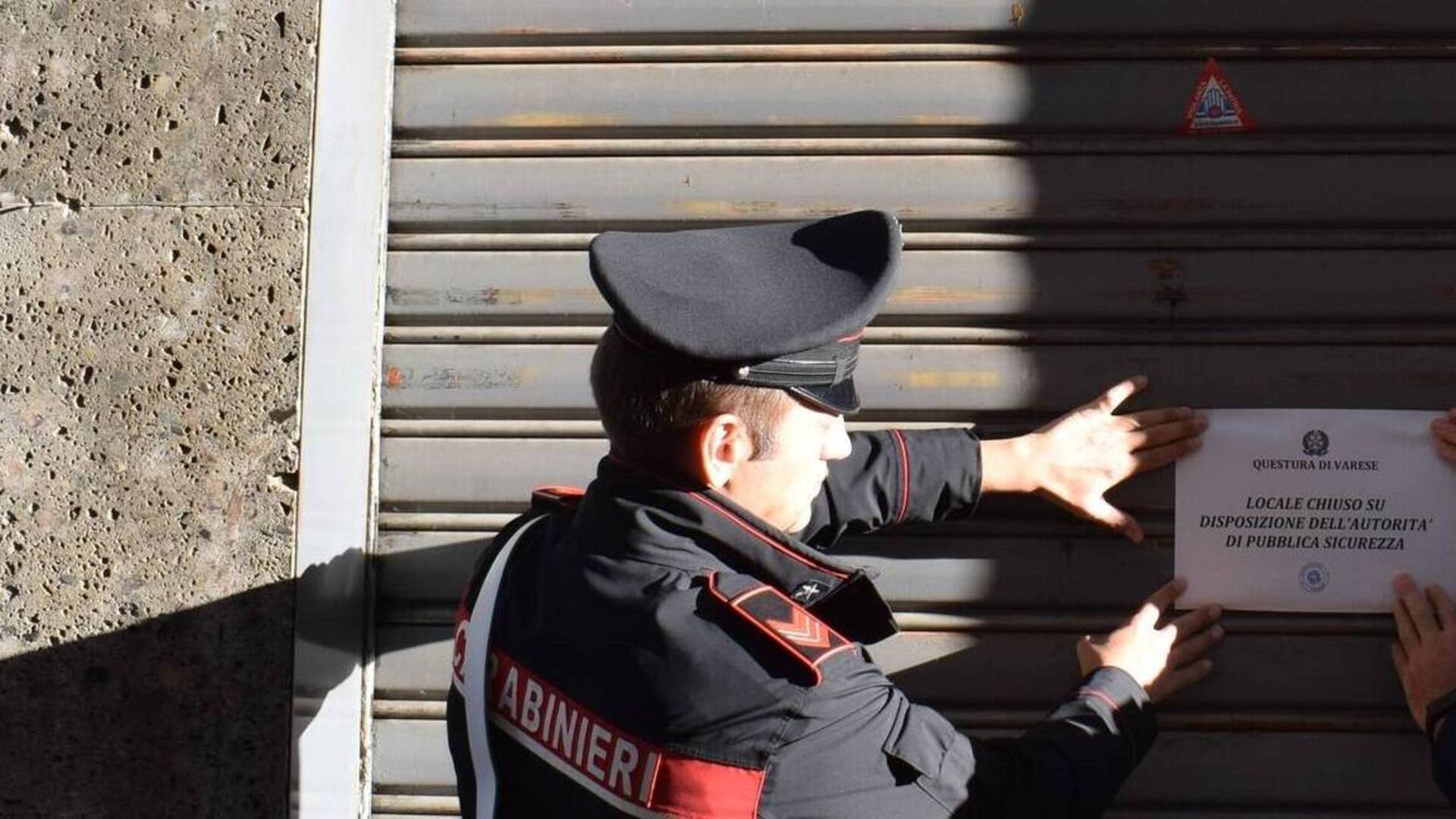 Chiuso un locale a Caronno per motivi di ordine pubblico dai carabinieri della compagnia di Saronno