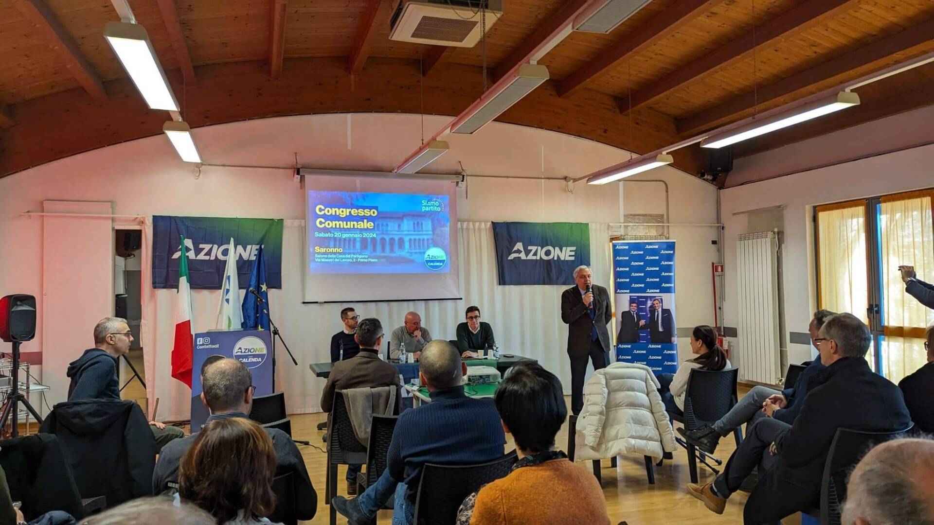 Azione, il primo congresso a Saronno riunisce tutta la politica cittadina