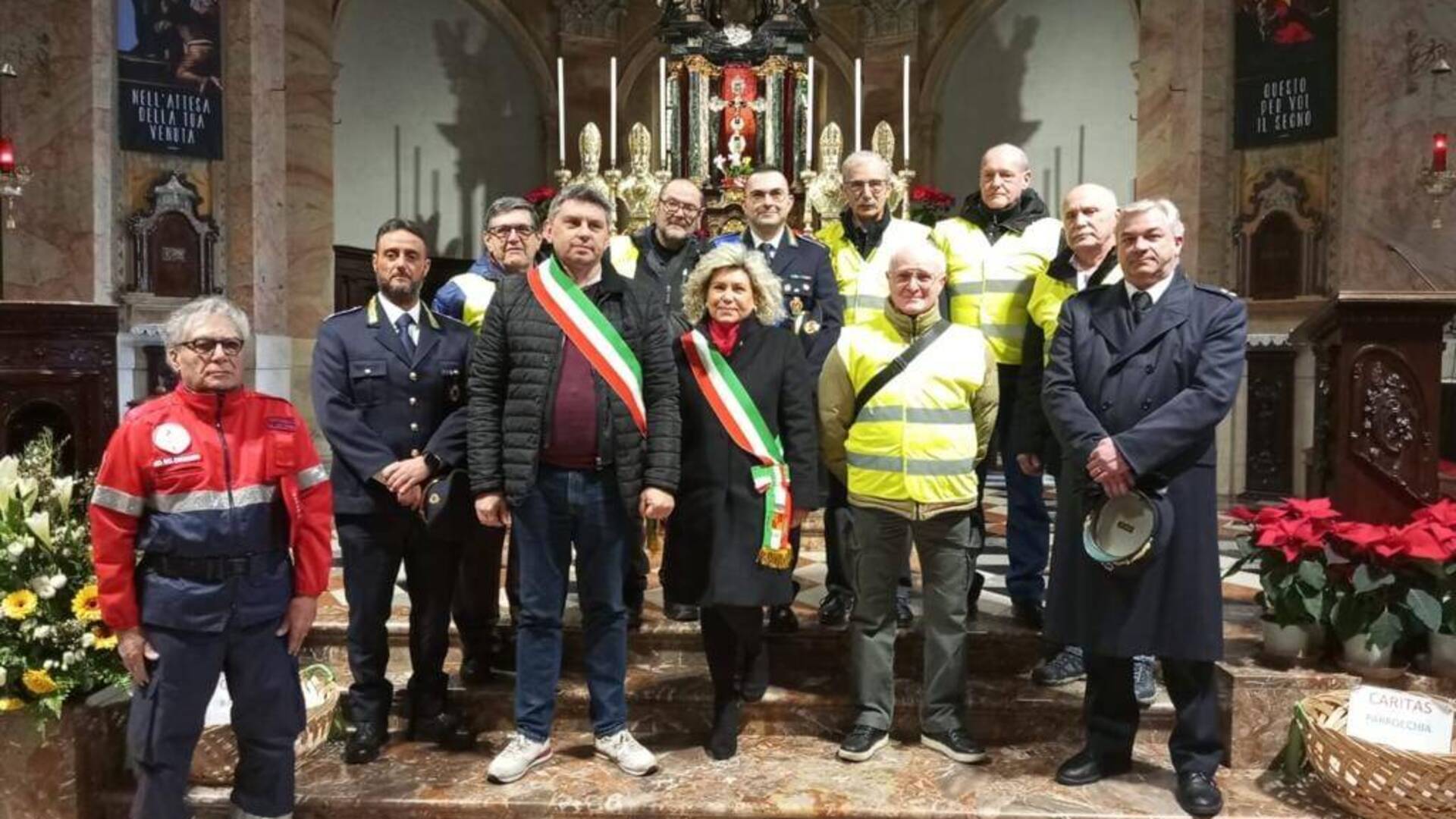 Gerenzano ha celebrato San Sebastiano con la polizia locale. Il messaggio del sindaco