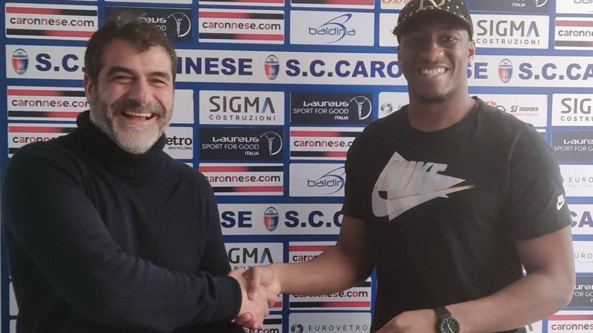 Calcio Eccellenza, la Caronnese punta in alto con il nuovo acquisto Sanogo: “Voglio fare bene”