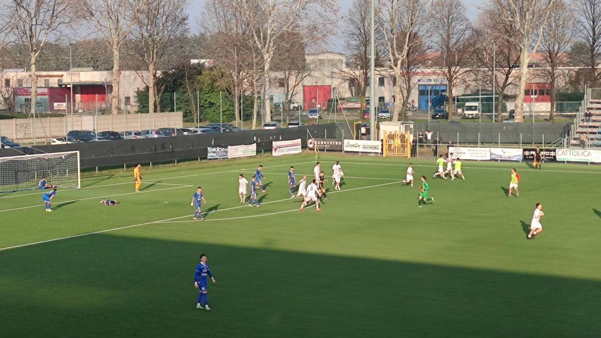 Calcio Eccellenza, la Caronnese pareggia l’anticipo col Pavia in una bellissima partita