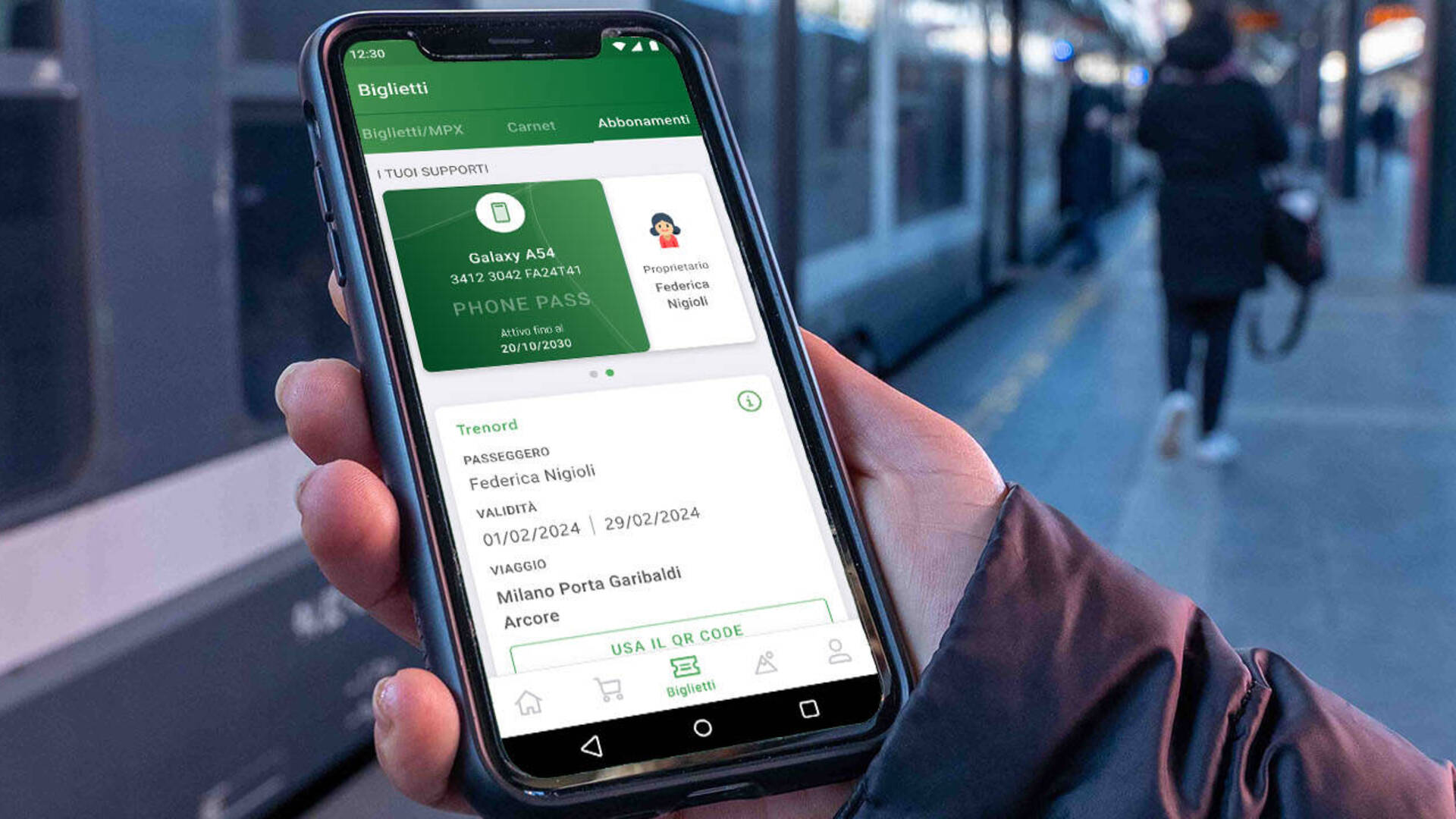 Trenord, con “Phone Pass” l’abbonamento ferroviario è su smartphone e senza tessera