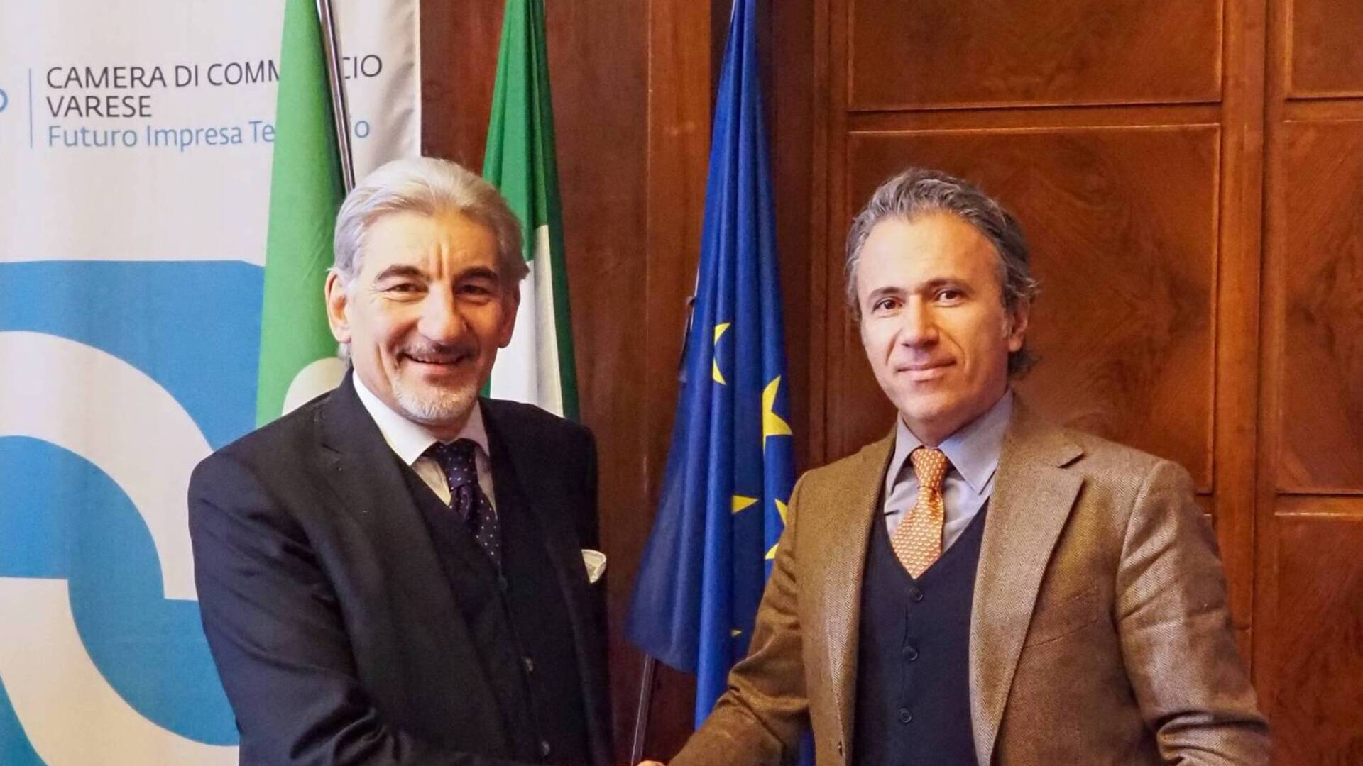 Camera di Commercio Varese, il presidente Mauro Vitiello incontra il sottosegretario di Regione Raffaele Cattaneo