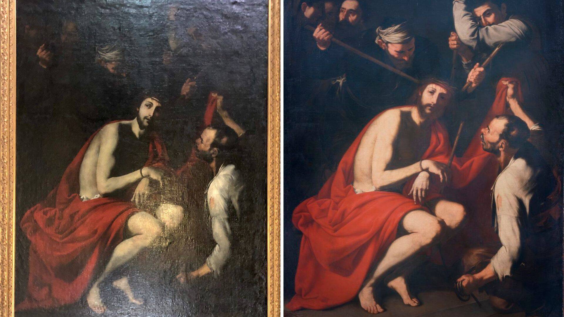 Dipinto della chiesa di Uboldo somigliante ad uno della pinacoteca di Brera: è un Jusepe De Ribera?