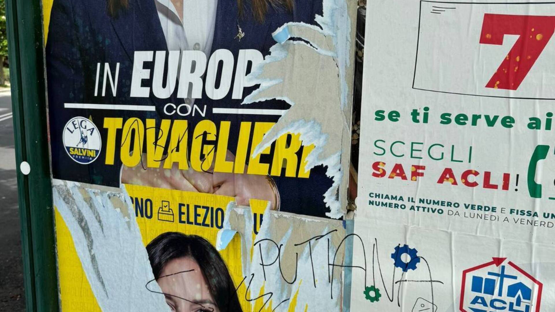 Saronno, minacce sui cartelloni a Tovaglieri, Fi: “Arroganza ingiustificabile”